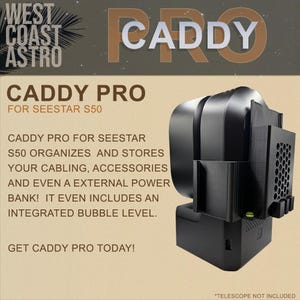 ZWO Seestar S50 - Caddy Pro (Förvaringslåda med integrerat vattenpass)