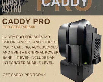 ZWO Seestar S50 - Caddy Pro (Caja de almacenamiento con nivel de burbuja integrado)
