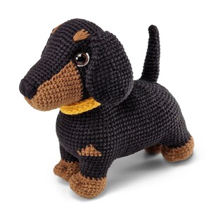 Amigurumi Dachshund dog crochet pattern – printable PDF
