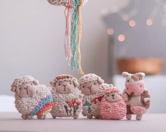 Crochet sheep PATTERN PDF - Easy amigurumi lamb pattern