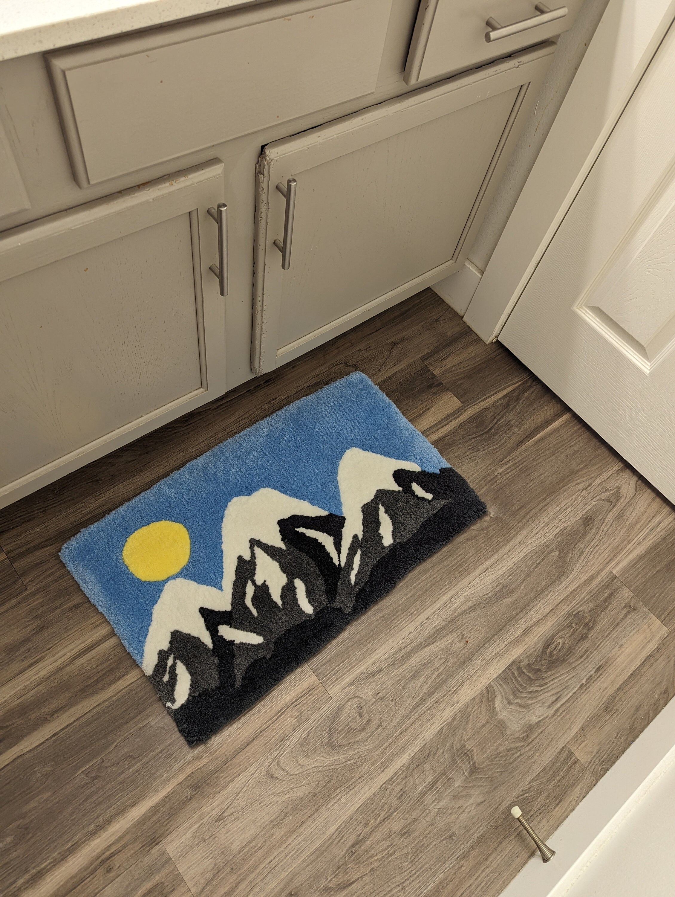 Hand-made Mountain Rug - Etsy