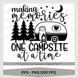 Camping, sweat à capuche de camping, vie de camping, campeur heureux, chemise de camping, silhouette de randonnée, sticker, SVG - PNG