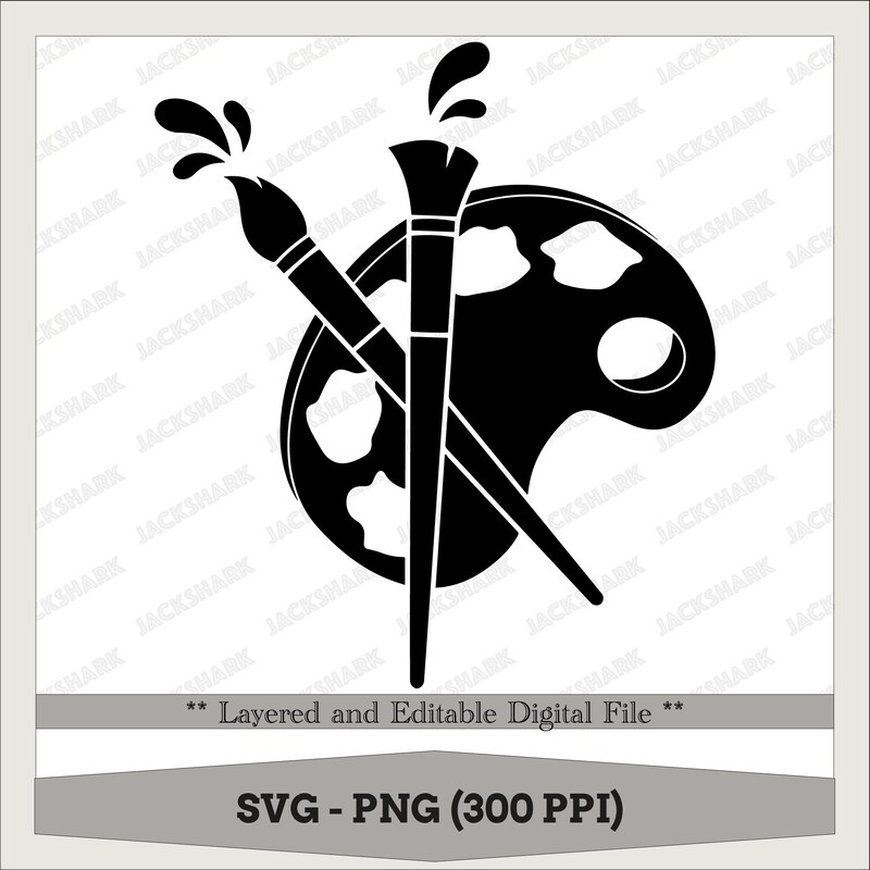 Paint Palette Svg - Etsy