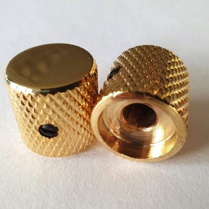 Custom Steel Guitar Knob: Heavy Barrel, Serrated (Two Pieces)