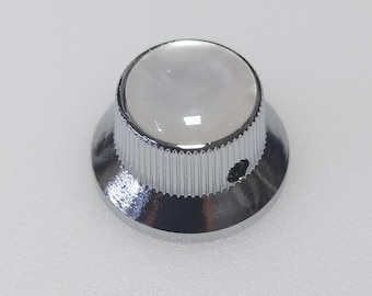 Custom Handmade Pearl Guitar Knob Chrome,Gold,Black