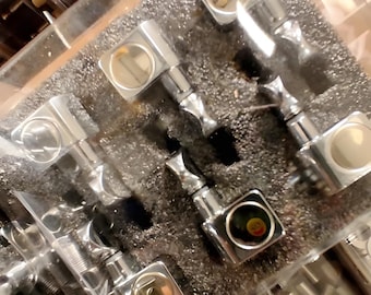 Clavijas de afinación para guitarra eléctrica, clavijas de afinación Fender Modern Type Pin, 6 líneas