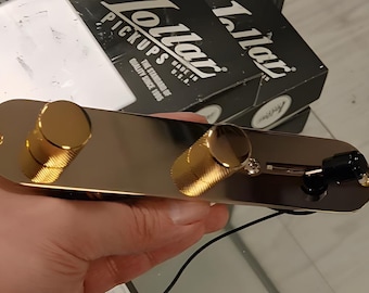 Telecaster Wired Control Plate: Hosco Pots, Alpha Switch