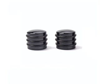 Custom Guitar Knob Set Dome Cosmo Black