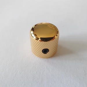 Guitar Small Knob Dome Gold & Chrome