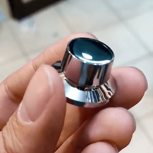 Custom Guitar Speed Knob Handmade Steel Heavy Shiny Bell