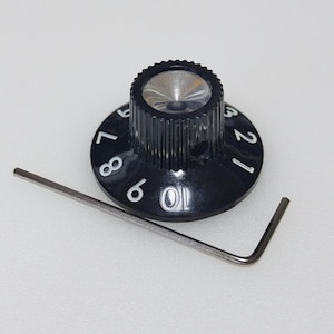 Vintage Hexenhut Gitarrenknopf Handbemalt