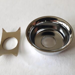 Telecaster Jack Plate: Chrome Guitar Input Cover