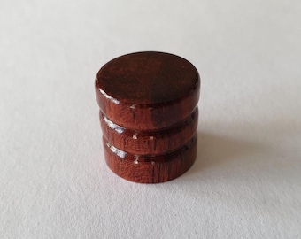 Pomo de guitarra de madera maciza con forma de cúpula: bubinga, arce, cebra