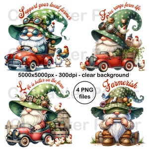 Gnome Farmer PNG, téléchargement numérique tendance de la vie à la campagne, rural Homestead DTF Sublimation Design