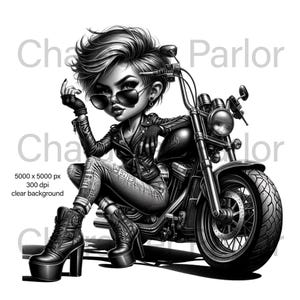 Motocyklowy Rysunek, Motocyklista, Motocyklowy Rysunek, Motocyklowy Clipart PNG