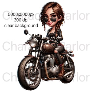 Motorbike Cartoon, Motorcycle Rider, Motorcycle Cartoon, Motorbike Clipart PNG