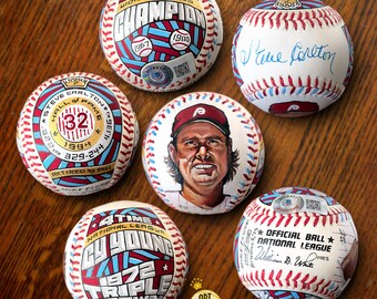 Steve Carlton, Philadelphia Phillies, HOF, Art Baseball