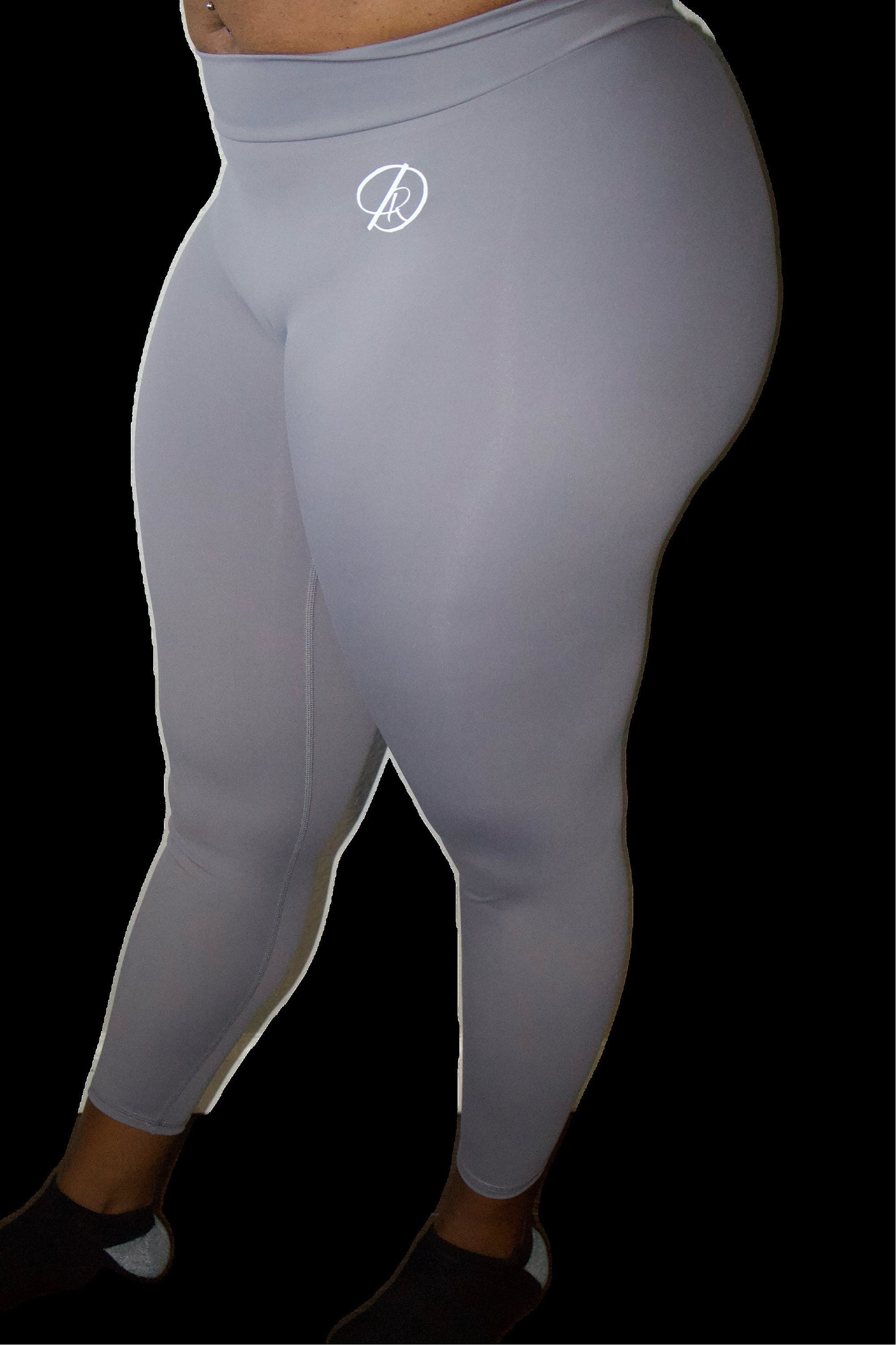 Leggings Donna In Rete Trasparente Con Inserti In Pizzo – Vita Alta, Taglie Forti L-4XL – Nero - 4