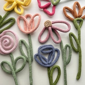 Knit Wire Flowers