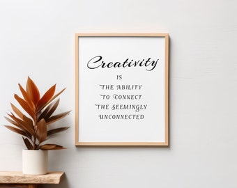 Créativité, citation inspirante, définition de la créativité, quintessence de la créativité, qu'est-ce que la créativité