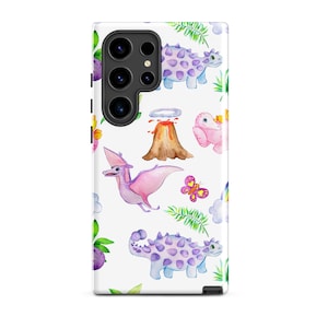 Dinosaur Phone Case Samsung Gift for Dinosaur Lovers Unique Phone Case Samsung Dino Fun Phone Case