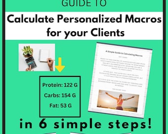 Fitness Coach Custom Macros Calculator Guide