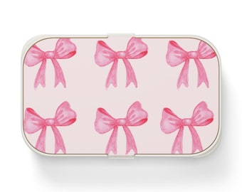 Pink Bow Bento Lunch Box