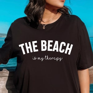 The Beach Is My Therapy Sweatshirt, Beach Sweatshirt, Therapy Sweatshirt, Beach Shirt, Travel Sweatshirt, Summer Sweatshirt, Cozy Sweatshirt
