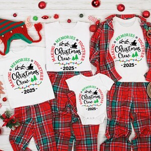 2025 Christmas Crew Making Memories Together Shirts, Christmas Family Shirt, Matching Christmas Shirts, Christmas Gifts, Christmas Season