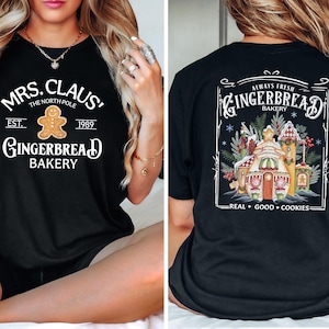 Gingerbread Bakery Christmas Shirt, Christmas Cookies Sweatshirt, Christmas Gift, Christmas Crewneck, Xmas Gift