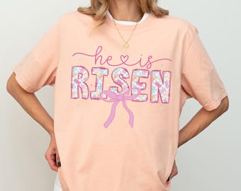 He Is Risen Shirt, Easter Sweatshirt, Christian Shirt, Bible Verse Shirt, Jesus Easter Shirt, Faith Shirt, Religious Shirt,Christian Apparel