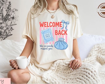 Comfort Colors School Nurse Shirt, Funny Ice Pack Clinic Assistant Tee, First Day Tshirt