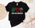 Juneteenth Shirt, Peace Love Juneteenth Shirt, Free-ish Shirt, Black Culture, Black History, Black Lives Matter Shirt, Melanin T-Shirt