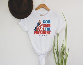 God Save The President, Trump 2026 To Save America Shirt, Republican Support Trump Tee, Pray for Trump, God Bless Trump, President Trump