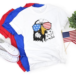 Patriotic Eagle with Sunglasses Shirt,Freedom Shirt,Fourth Of July Shirt,Patriotic Shirt,Independence Day Shirts,Patriotic Family Shirts