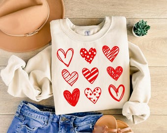 Valentine Heart Shirt, Heart Shirt, Love Shirt, Valentine Shirt, Valentines Day Shirt, Couples Sweaters, Xoxo, Happy Valentines, Cute Shirt