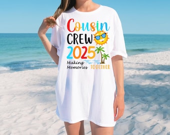 Cousin Crew 2026 Summer Vacation Beach Shirt, Family Matching Shirt, 2026 Cousin Crew Shirt, Gift for Family, Cousin Vacation