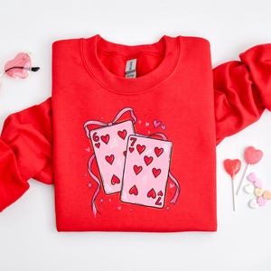 67 Valentines Shirt, Six Seven Heart Tshirt, Valentine 6 7 Meme Crewneck, Funny 6 7 Heart's Tee, Valentine Humor Gift, Cute Heart Shape Top image 2