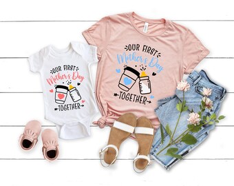 Our First Mother's Day Shirt, First Mothers Day Gift, Matching Mommy And Me Shirts, Custom Mothers Day Shirt, Mommy And Me Shirt