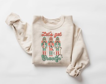 Lets Get Crackin Shirt, Nutcracker Shirt, Christmas Nutcracker Shirt, Retro Nutcracker Shirt, Christmas Family Shirt,Vintage Christmas Shirt