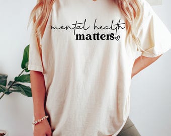 Mental Health Matters Shirt, Mental Health Awareness Shirt, Anxiety Shirt, Therapist Tee, Psychologist Shirt, Mental Health Shirt,Mental tee