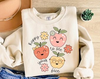Happy To See Your Face Shirt, Back To School Teacher Shirt, Shirts for Teachers, Teacher Life Shirt, Teacher Appreciation, New Teacher Gifts