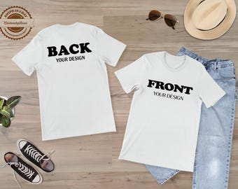 Front And Back Custom Shirt, Custom Shirt, Inspired Shirt, Custom Shirt, Inspired Text, Custom Text Shirt, Front and Back Personalized Shirt