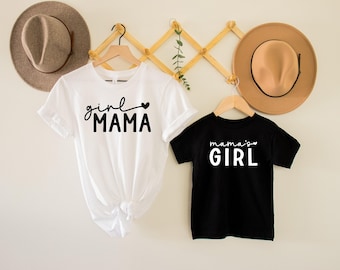Mama's Girl Shirt, Girl Mama Matching Shirts, Mama's Daughter Shirt, Mommy Matching Shirts, Mother's Day Daughter Shirt, Girl Mama Gift