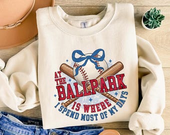 At The Ballpark Shirt, Baseball Shirt, Baseball Mom Shirt, Game Day Shirt, Ballpark Days Shirt, Ballpark Mom Shirt, Mothers Day Gift