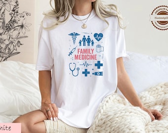 Comfort Colors Family Doctor Shirt, Medical Professional Tee, Med School Graduation Gift