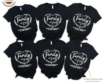 Personalized Family Gathering Tee, Custom Reunion Shirt, Matching Group Sweatshirt