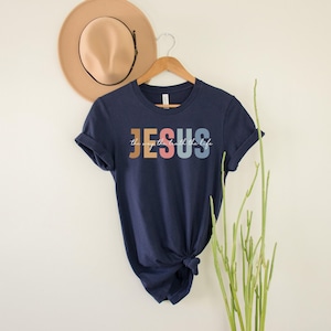Jesus The Way The Truth The Life Shirt for Women, Christian Shirt for Women, Retro Christian T-Shirt, Jesus Tee for Christian Apparel