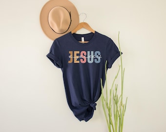 Jesus The Way The Truth The Life Shirt for Women, Christian Shirt for Women, Retro Christian T-Shirt, Jesus Tee for Christian Apparel