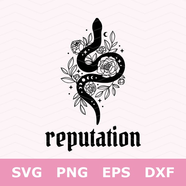 Reputation SVG, Reputation Snake PNG, Taylor Swift Svg, Taylor Swift Png, Reputation Taylor's Version, Rep PNG, Clip Art, Swiftie Png